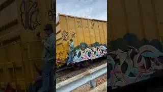 Chasing train on a bike