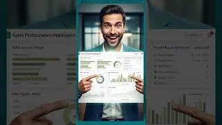Build a Sales Dashboard in Excel | Target vs Achievement (TGT vs ACH) | Sales BI