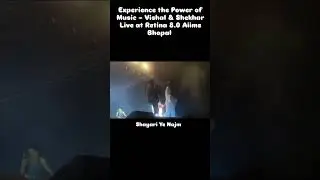 Jhume Jo Pathan Meri Jaan ll Vishal Shekhar live in Aiims Bhopal #viral #concert#2025#reels#shorts