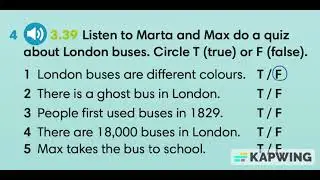 Unit 7. Get Culture. Transport in London. Student's book. Ex. 4 (p. 92). Audio 3.39. Go getter 2.