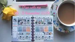 Plan with me//Classic Happy Planner//featuring DesignLovelyStudio //28- 3 November 2019