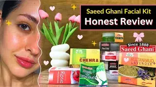 Learn to use Saeed Ghani Facial Kit Step by Step with me :)