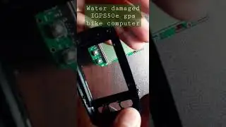 water damaged gps cyclocomputer IGPS50e