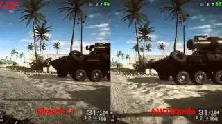 Battlefield 4 AMD Mantle vs DirectX 11