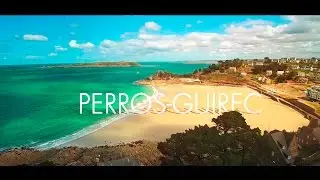 video aérienne de mes vacances en bretagne, à Perros-Guirec. Drone. YOYO PROD