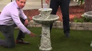 Bernini Rechargeable Deluxe Edition Flora Fountain with LED Light with Leah Williams