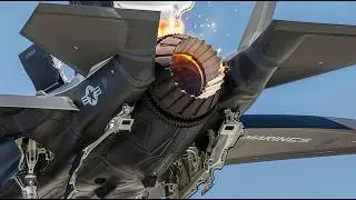US F-35B Activates VTOL Mode for a Breathtaking Vertical Descent