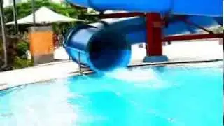 Slide experience at Jurong East Swimming Complex