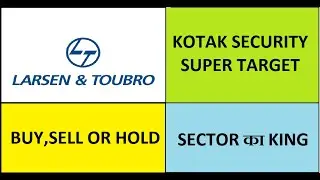 L&T Share Latest News ll L&T Shaare Analysis ll L&T Share ll Kotak Security Buy Recommendation ll