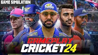 IPL LIVE Now | Cricket 24 Gameplay &ndash; Explosive Sixes & Pressure Finish!