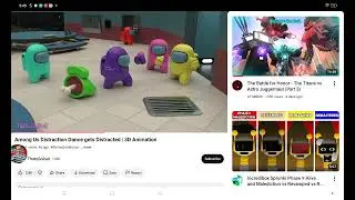 I was reacting the among us distraction dance but something is weird in the dance