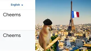 Cheems in different languages meme