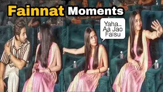The Way Jannat Zubair Call Faizu to Sit Next to Her@Rubina Dilaik Movie Chal Bhajj Chaliye Screening