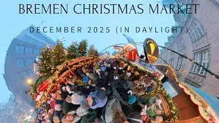 Beautiful Bremen by Day: Medieval Market & Schlachte Walk [VR 360]