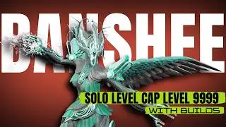 BANSHEE PRIME - Solo Level Cap Void Cascade Level 9999 - SONIC EVADE | Warframe