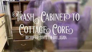 From Trash Cabinet to Little Cottage Charmer | Elegant Upgrades