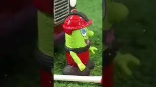Fireman Funling puts out a Fire at Chef Funlings Tea Room and then Checks the Inside 🔥🍰 #shorts
