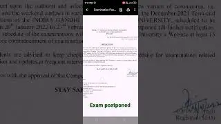 BREAKING NEWS    IGNOU Exam postponed