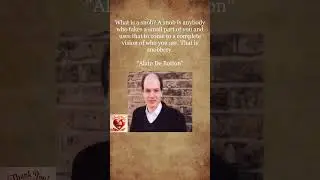 Quotes by Alain De Botton: Elevate Thoughts #AlainDeBotton #DailyQuotes #StayPositive