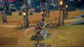 TERA - Archer gameplay (lvl 16~17) - (Stress Test Korea) - HD