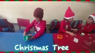 Paper cup christmas tree
