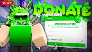 LAST SUMMER DONATION STREAM!!! [🔴LIVE] Pls donate Livestream (Giving Robux) [TTS ON] 16K