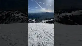 SLIDE DOWN MOUNTAIN / FAST AF #creative #mountains #hiking #cool