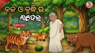 ବଳ ଓ ବୁଦ୍ଧି ର ଲଢେଇ -Bala O Budhi Ra Ladhei || Odia Gapa || Moral Story || Animal Story ||