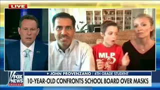10 Year Old Confronts Florida School Board Over Masks - Dad Escorted Out