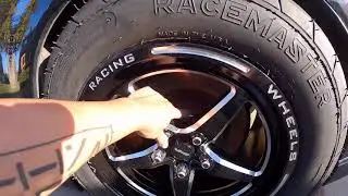 Turbo 350z 17's VMS drag packs & clearance problems.. almost didn't run these wheels