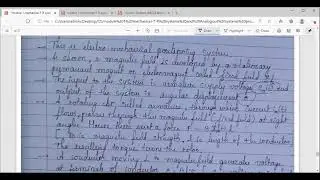 18EC43 control systems lecture 16: Electromechanical systems- Transfer function problems