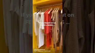 FENDI OULET SHOPPING - FENDI x SKIMS at 50% off ✨#shorts #fendi #skims