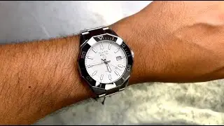 Review Bulova 43mm Marine Star Precisionist White Dial 96B426