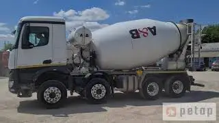 Mercedes-Benz Arocs 3240 B 8x4 - Intermix 9.1 UL  Hardox&reg; concrete mixer