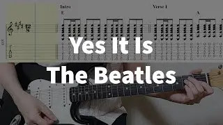 The Beatles - Yes It Is Guitar Tabs