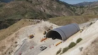 Idaho's first wildlife overpass under construction