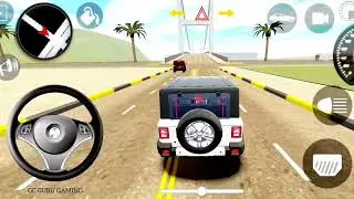 indian car simulator game 2025 | mahindra thar off-road game video | new thar gaming video 2025