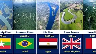 World&rsquo;s Longest Rivers From Different Countries | Length Comparison