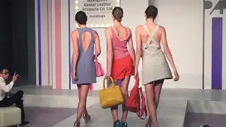 Fashion Parade of handbags at the Global Sources Fashion Accessories show