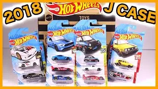 Unboxing Hot Wheels 2018 J Case 72 Car Assortment!