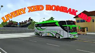 LIVERY EMBOISS FREE NO $ xhd rombak jb3 V44.1 - bus Simulator Indonesia 