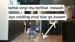 Cara couting lantai vinyl yang bener