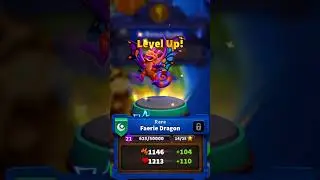 Warcraft Rumble Faerie Dragon level up animation