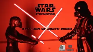 STAR WARS STOPMOTION - KYLO REN VS DARTH VADER (Collab with Joka Movies)