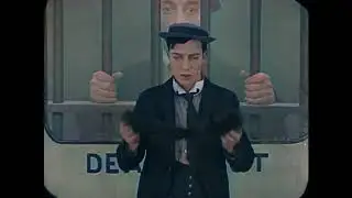 Buster Keaton (Laurel & Hardy TV) THE GOAT COLOR KOLORIERT