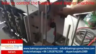 how to control header card stapler machine
