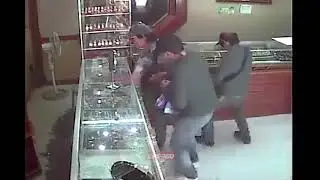 Thieves can't break jewelry display cases