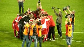 Pokalfinale Sachsen-Anhalt 2009 Hallescher FC vs. FC Magdeburg Braham nagelt die Luft