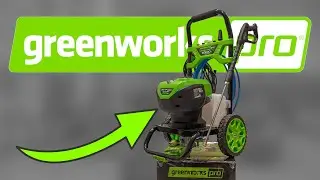 Обзор/распаковка/демонстрация мойки высокого давления Greenworks Pro 2300PSI