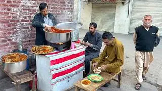 50 Rs /- 😱 PAYA Breakfast | DHABA FOOD | Chicken STREET Food | DESI Nashta | STREET FOOD OF PAKISTAN